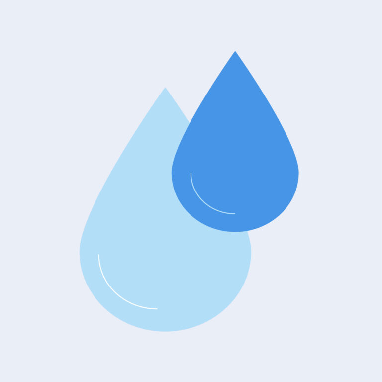 water drops icon vector