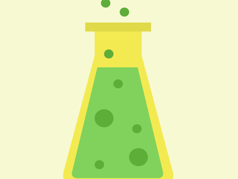 Chemistry icon vector in EPS Design