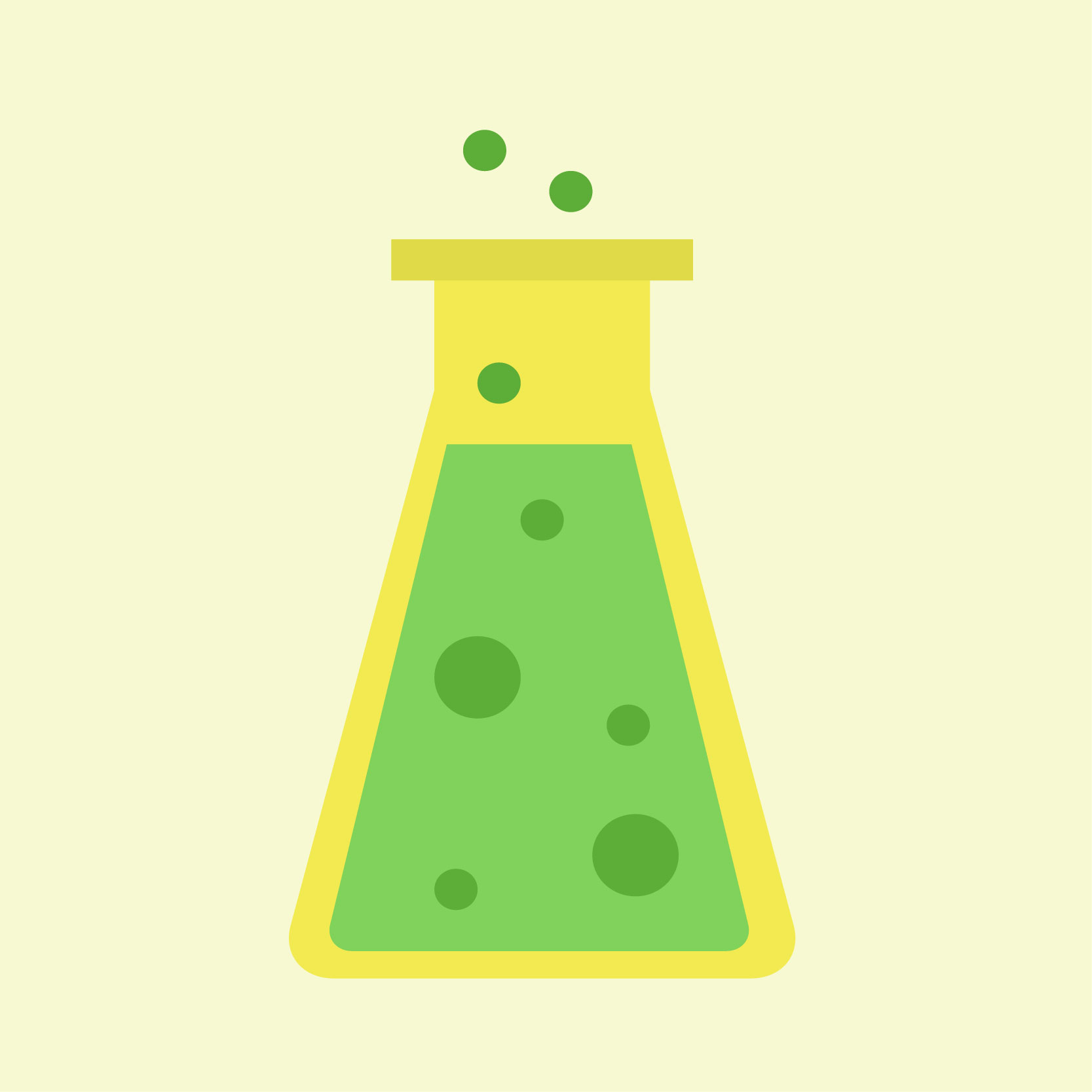 Chemistry icon vector