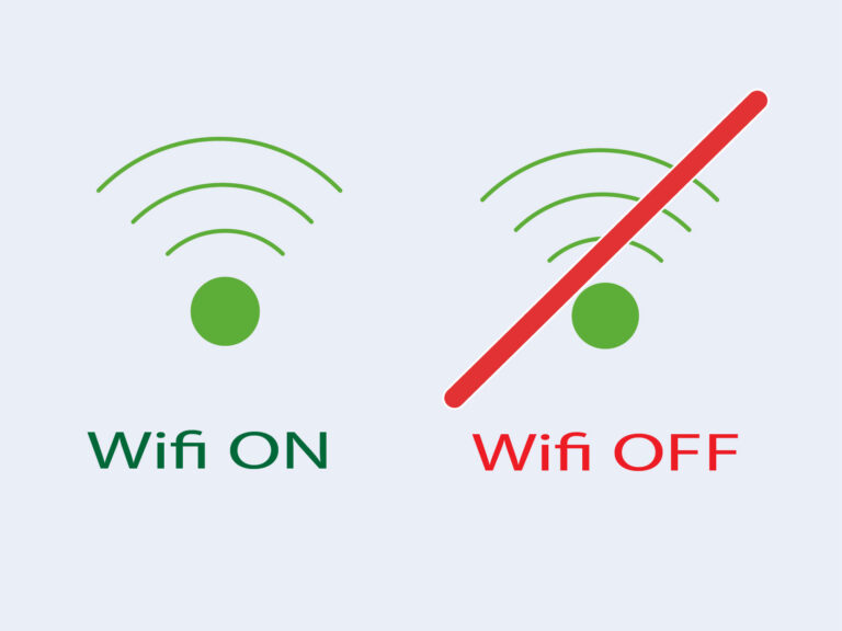 Wifi on off icon vector – EPS